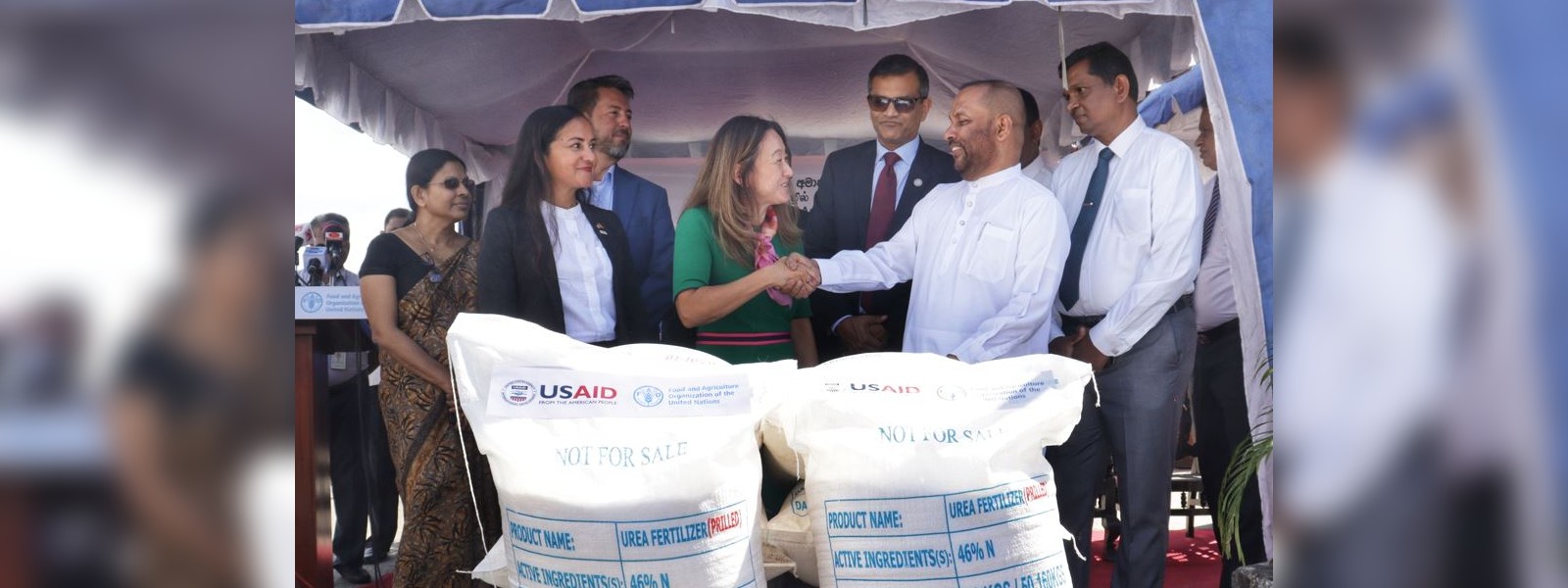9,300 MT of Urea from US & FAO to SL farmers